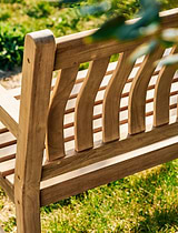 Ergo Teak Bench 3 Seater 150cm