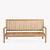 Deep Teak Bench 3 Seater 150cm