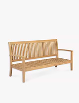 Deep Teak Bench 3 Seater 150cm