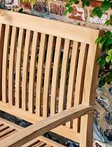 Deep Teak Bench 3 Seater 150cm