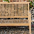 Deep Teak Bench 3 Seater 150cm