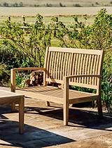 Comfort Teak 4 Seater & Coffee Table Set