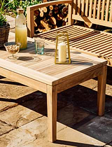 Comfort Teak 4 Seater & Coffee Table Set