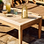 Comfort Teak 4 Seater & Coffee Table Set