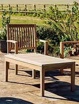 Comfort Teak 4 Seater & Coffee Table Set