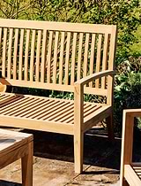 Comfort Teak 4 Seater & Coffee Table Set
