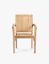 Bali Teak Stacking Armchair