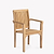 Bali Teak Stacking Armchair