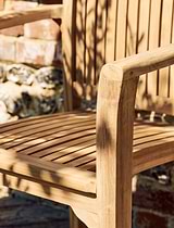 Bali Teak Stacking Armchair