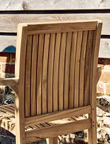 Bali Teak Stacking Armchair