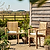 Bali Teak Stacking Armchair
