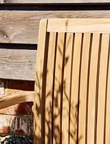 Bali Teak Stacking Armchair