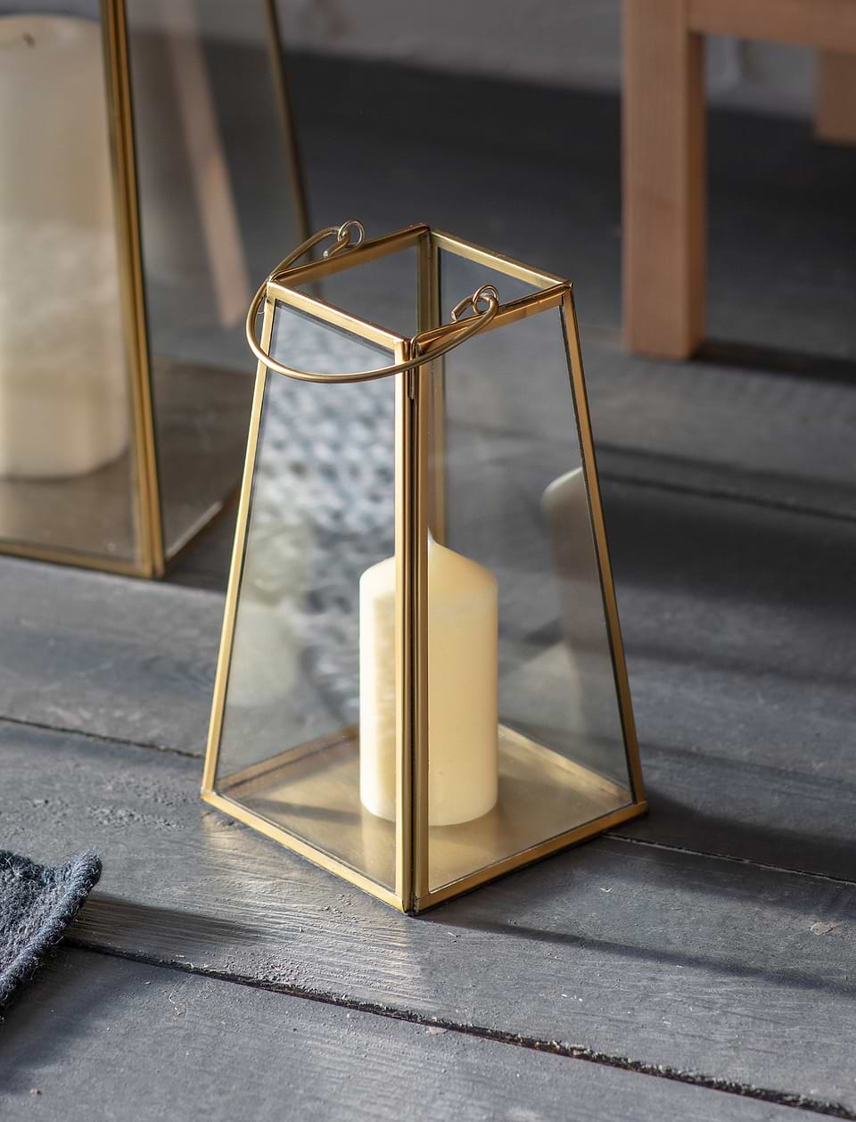 Ablington Lantern Small Antique Brass