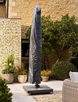 Challenger Premium 3.5M x 2.6M Parasol Set Natural