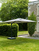 Challenger Premium 3.5M x 2.6M Parasol Set Manhattan Grey