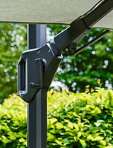Challenger Premium 3M Parasol Set Manhattan Grey