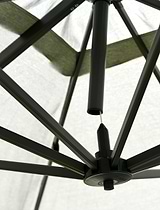 Challenger Premium 3M Parasol Set Manhattan Grey