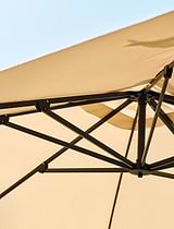 Challenger Premium 3M Parasol Set Natural