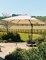 Challenger Premium 3M Parasol Set Natural