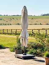 Challenger Premium 3M Parasol Set Natural
