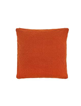 Framlingham Cushion in Pumpkin/Brick 60x60cm - Cotton