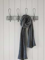 Milverton Hook Rail Antique Galvanised Finish