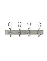 Milverton Hook Rail Antique Galvanised Finish