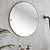Adelphi Round Wall Mirror Black