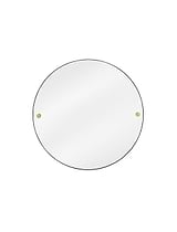 Adelphi Round Wall Mirror Black