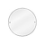 Adelphi Round Wall Mirror Black