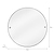 Adelphi Round Wall Mirror Black