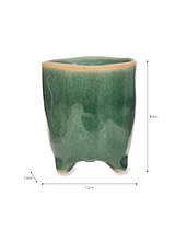 Positano Pot 7.2cm Forest Green