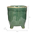 Positano Pot 13.5cm Forest Green