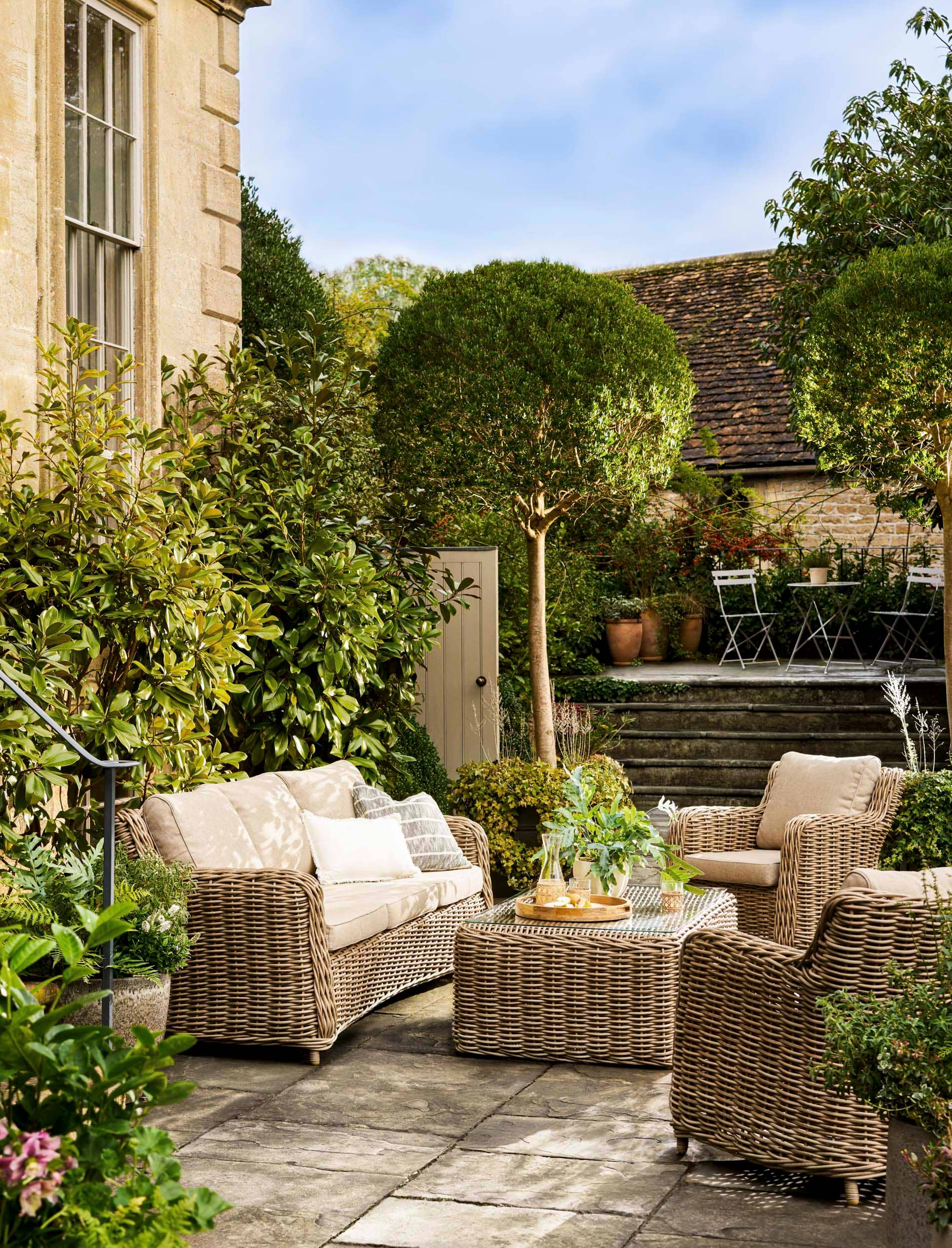 Lechlade 3 Seater Sofa Set Natural