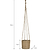 Hanging Plant Pot Tall 16.5cm Natural