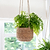 Hanging Plant Pot Short 17cm Natural
