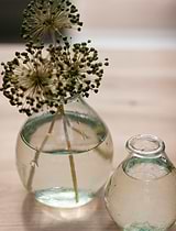 Vernham Recycled Glass Teardrop Vase Large