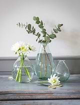 Vernham Recycled Glass Teardrop Vase Extra Large