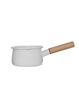 Enamel Milk Pan Warm White
