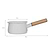 Enamel Milk Pan Warm White