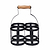 Original Milk Bottle Holder x 4 Carbon