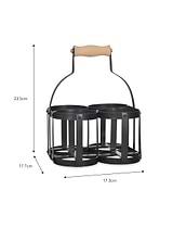 Original Milk Bottle Holder x 4 Carbon