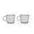 Holwell Mugs Set of 2 White