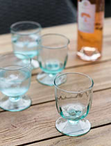 Broadwell Recycled Glass Wine Glasses Set of 4