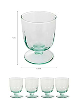 Broadwell Recycled Glass Wine Glasses Set of 4