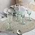 Broadwell Recycled Glass Champagne Flutes Set of 4