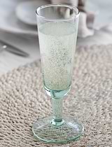 Broadwell Recycled Glass Champagne Flutes Set of 4