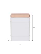 Borough Canister Large Lily White