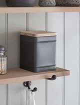 Borough Canister Small Charcoal