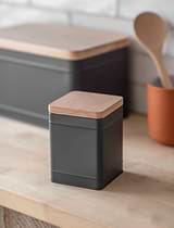 Borough Canister Small Charcoal